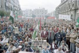 Mitin del PCA del 28F, día de Andalucía, de 1983