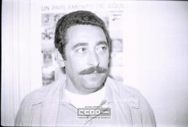Primeros planos de dirigentes de CCOO y del PCA