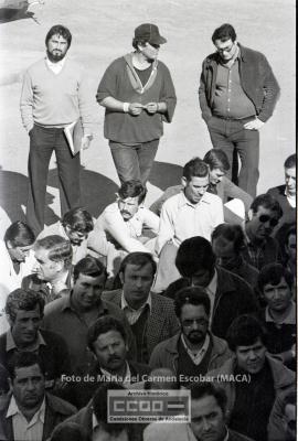 Huelga en las minas de Aználcollar