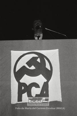 Acto del PCA con la intervención de Gerardo Iglesias