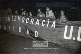 Manifestación en defensa del empleo y por el cumplimiento del ANE