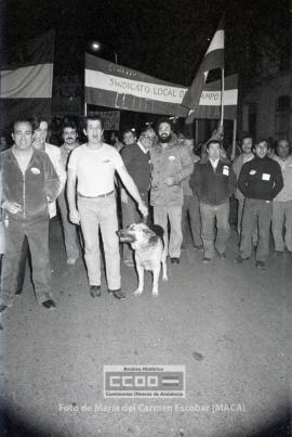 Manifestación en defensa del empleo y por el cumplimiento del ANE