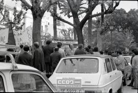 Manifestación contra el paro