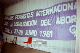 1a Jornadas Feministas Internacionales celebradas en Sevilla 27-28 de Junio 1981