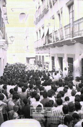 Concentración  de trabajadores por el Convenio del Metal en la calle Moreria (2) – 08