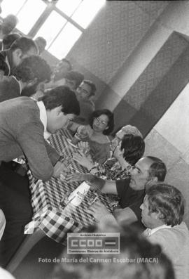 Visita de Marcelino Camacho a La Luisiana y a Puebla de Cazalla