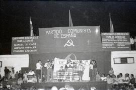 Mitin del PCE de los candidatos comunistas al senado y al congreso en piscinas Sevilla – 08