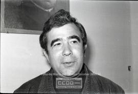 Primeros planos de dirigentes de CCOO y del PCA