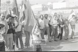 Manifestación del 1º de Mayo de 1979 en camas