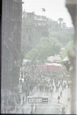 Manifestación 1o de Mayo de 1980 en Sevilla