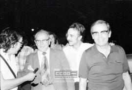 Llegada del dirigente comunista José Benitez Rufo a la estación de San Bernardo – 16