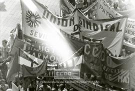 Manifestación 1o de Mayo de 1979 en Sevilla