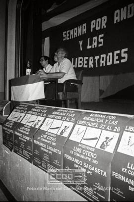 Semana por Andalucía y la Libertades. Conferencias de Luis Otero y Fernando Sagaseta