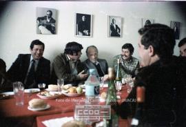 Mitin en del PCA, con intervención de Santiago Carrillo, en Casariche y posterior visita a la Pue...