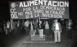 Manifestación en defensa del empleo y por el cumplimiento del ANE