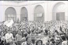 Acciones de los alumnos de la Universidad de Sevilla durante la huelga general de la COS – 23
