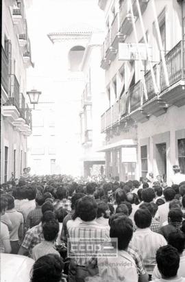 Concentración  de trabajadores por el Convenio del Metal en la calle Moreria – 06