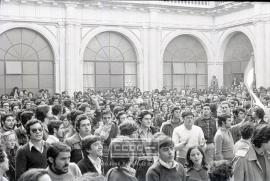 Acciones de los alumnos de la Universidad de Sevilla durante la huelga general de la COS – 25