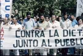 Manifestación de apoyo al pueblo chileno