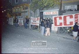 Concentración de trabajadores de Ambulancias Salomón