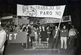 Manifestación en defensa del empleo y por el cumplimiento del ANE