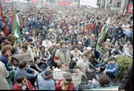 Mitin del PCA del 28F, día de Andalucía, de 1983