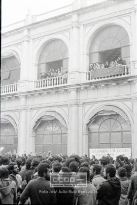Acciones de los alumnos de la Universidad de Sevilla durante la huelga general de la COS – 20