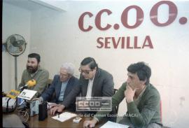 Visita de Marcelino Camacho a Sevilla