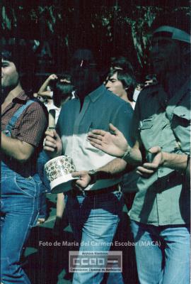 Manifestación de apoyo al pueblo chileno