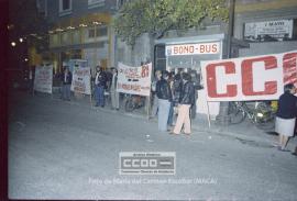 Concentración de trabajadores de Ambulancias Salomón