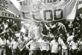 Manifestación 1o de Mayo de 1979 en Sevilla