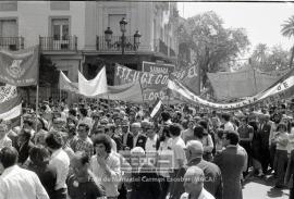 Manifestación 1o de Mayo de 1979 en Sevilla