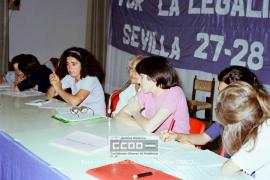1a Jornadas Feministas Internacionales celebradas en Sevilla 27-28 de Junio 1981
