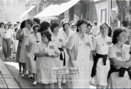 Marcha de las auxiliares de clínica reivindicando su equiparación a FP1