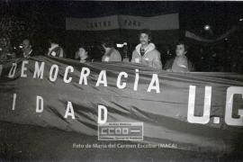 Manifestación en defensa del empleo y por el cumplimiento del ANE