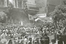 Manifestación 1o de Mayo de 1979 en Sevilla