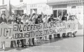 Manifestación del 1º de Mayo de 1979 en camas