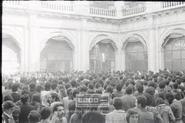Acciones de los alumnos de la Universidad de Sevilla durante la huelga general de la COS – 17