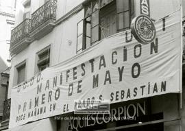 Manifestación 1o de Mayo de 1979 en Sevilla