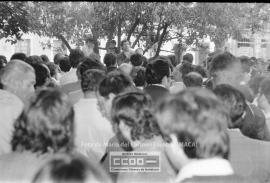 Manifestación de trabajadores de comercios mayoristas de alimentación por su convenio