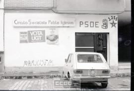 Pintadas en el local del Circulo Socialista Pablo Iglesias – Foto 4
