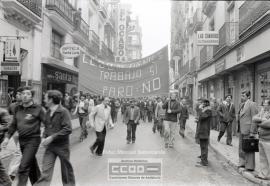 Manifestación de trabajadores de Fuentes de Andalucía contra el paro – Foto 2