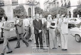 Visita de representante de la Confederación Nacional de Empresarios