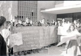 Manifestación de alumnos de enseñanza general pidieron un profesor de inglés – Foto 5