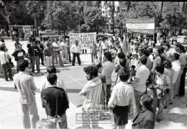 Manifestación – concentración de vecinos exigiendo instalaciones deportivas en los barrios – Foto 23
